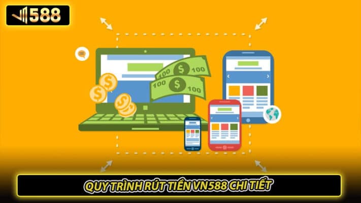 Quy trình rút tiền VN588 chi tiết